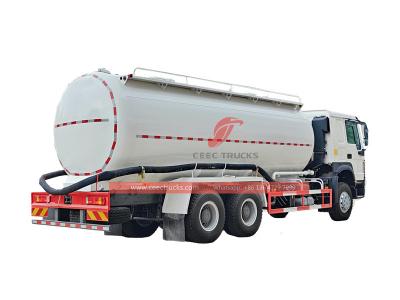 Howo 20CBM dusty vacuum cleaning Truck