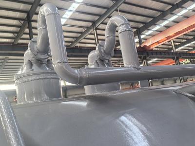 sludge vacuum pump tanker truck  upper body