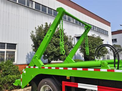 HOWO 8CBM swing arm garbage truck