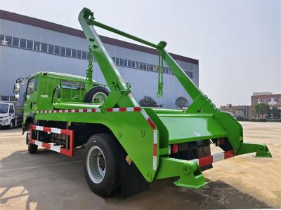 HOWO 8CBM swing arm garbage truck