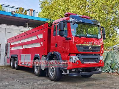HOWO TX 8x4 24tons foam water fire truck