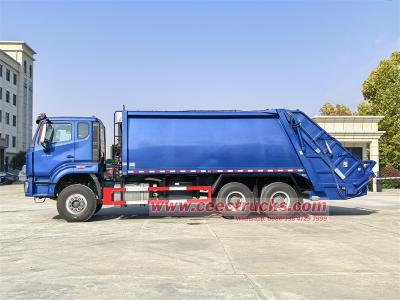 HOWO 6x4 20cbm rear loader compactor truck