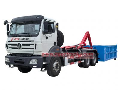 Beiben 420HP 20tons hook loader truck