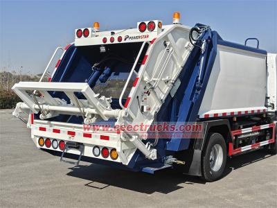 ISUZU electric truck mounted 6cbm garbage compactor