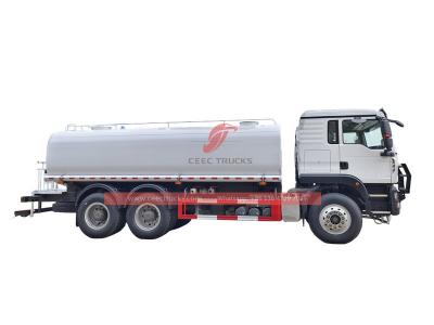 HOWO heavy 6x4 water tanker truck