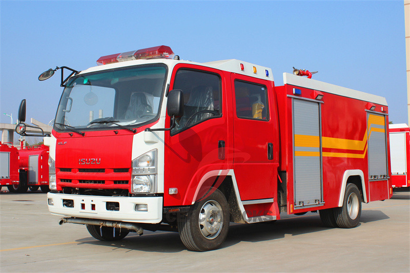 Uso e manutenção de caminhões de bombeiros ISUZU