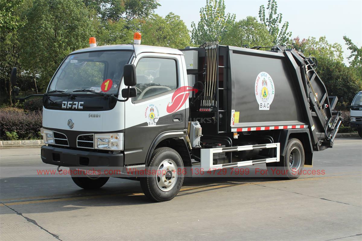 Caminhão compactador de lixo Dongfeng de alta qualidade exportado pela CEEC TRUCKS