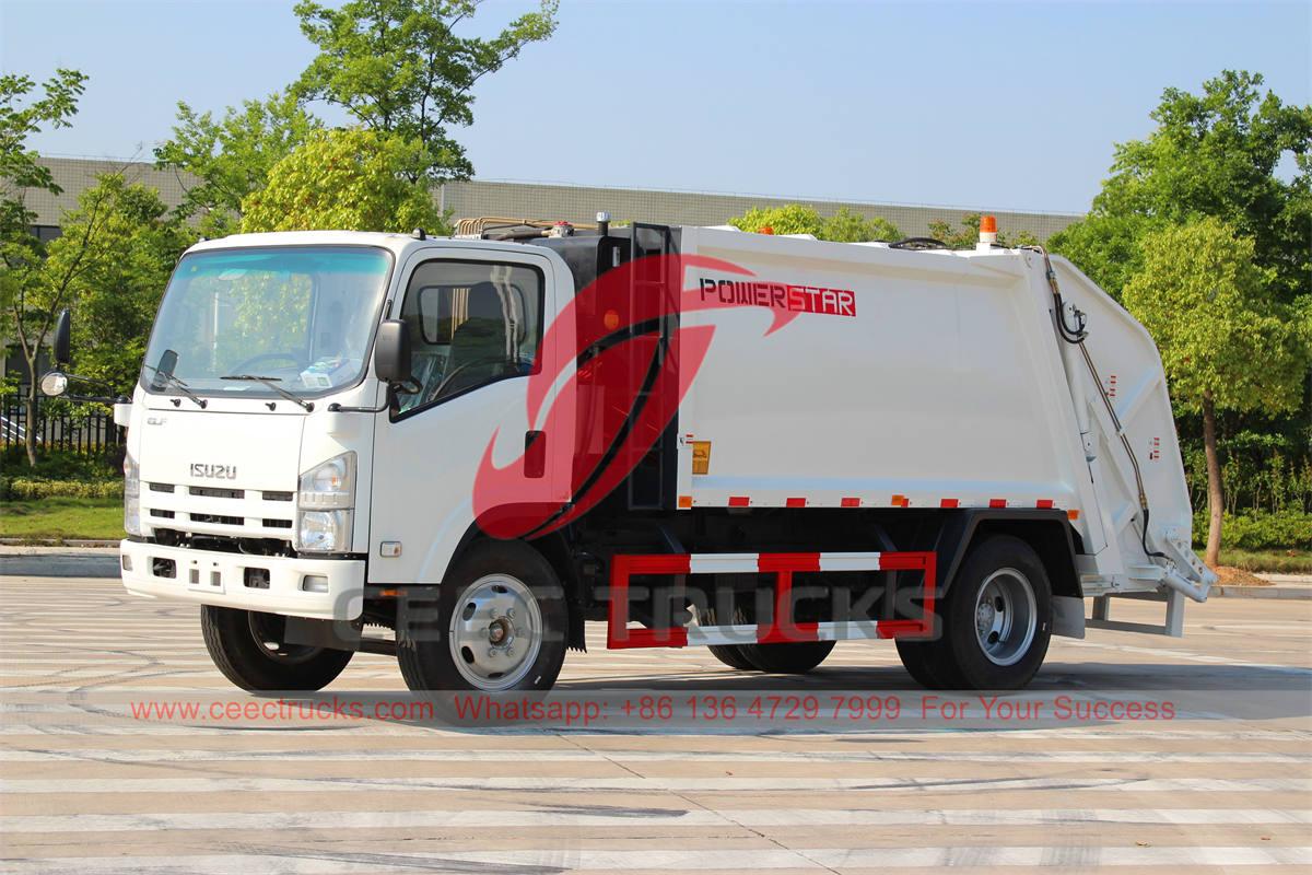 O caminhão compactador de lixo ISUZU de alto desempenho é exportado pela CEEC TRUCKS