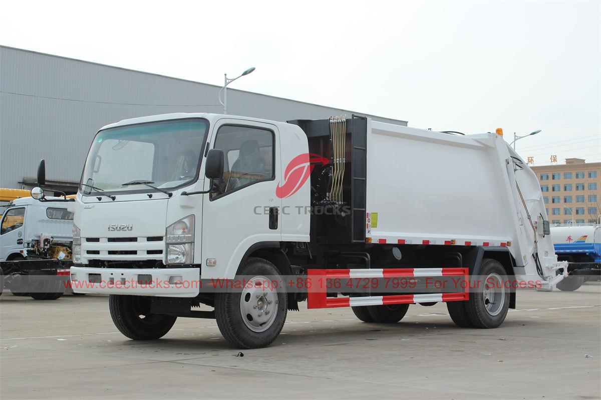 Camião de compressão de resíduos ISUZU 8 CBM para Cabo Verde