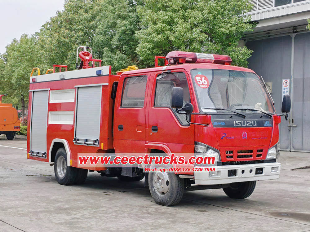 Qual é o material para Isuzu Fire Rescue Truck？