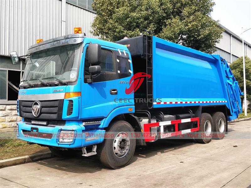 Venda direta da fábrica caminhão compactador de lixo FOTON 20 CBM