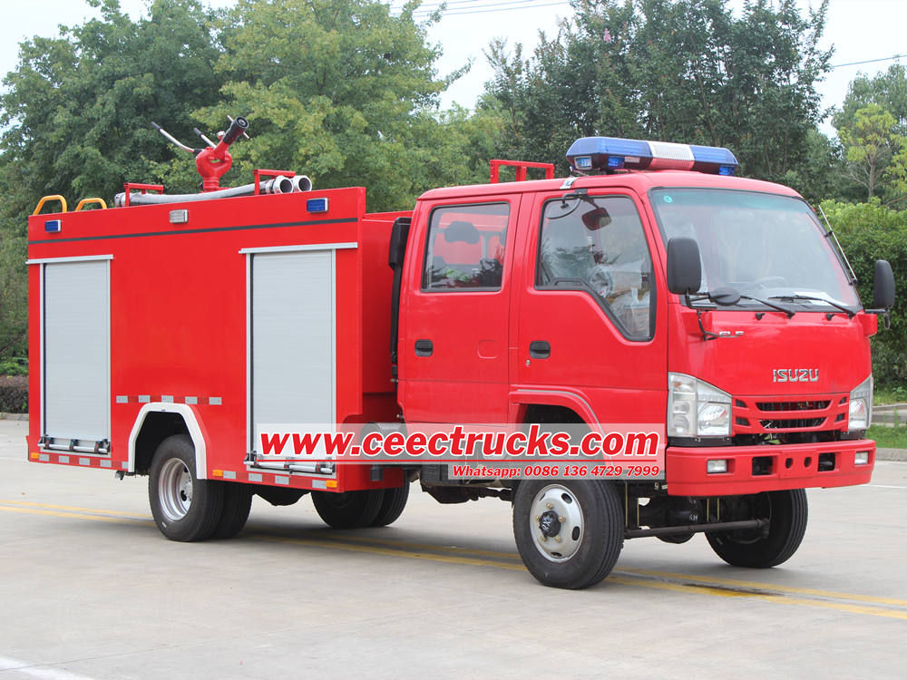 Como usar o Isuzu Fire Engine?