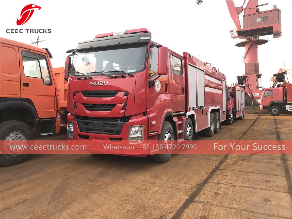 Senegal-2 unidades ISUZU caminhão de bombeiros de pó seco para venda