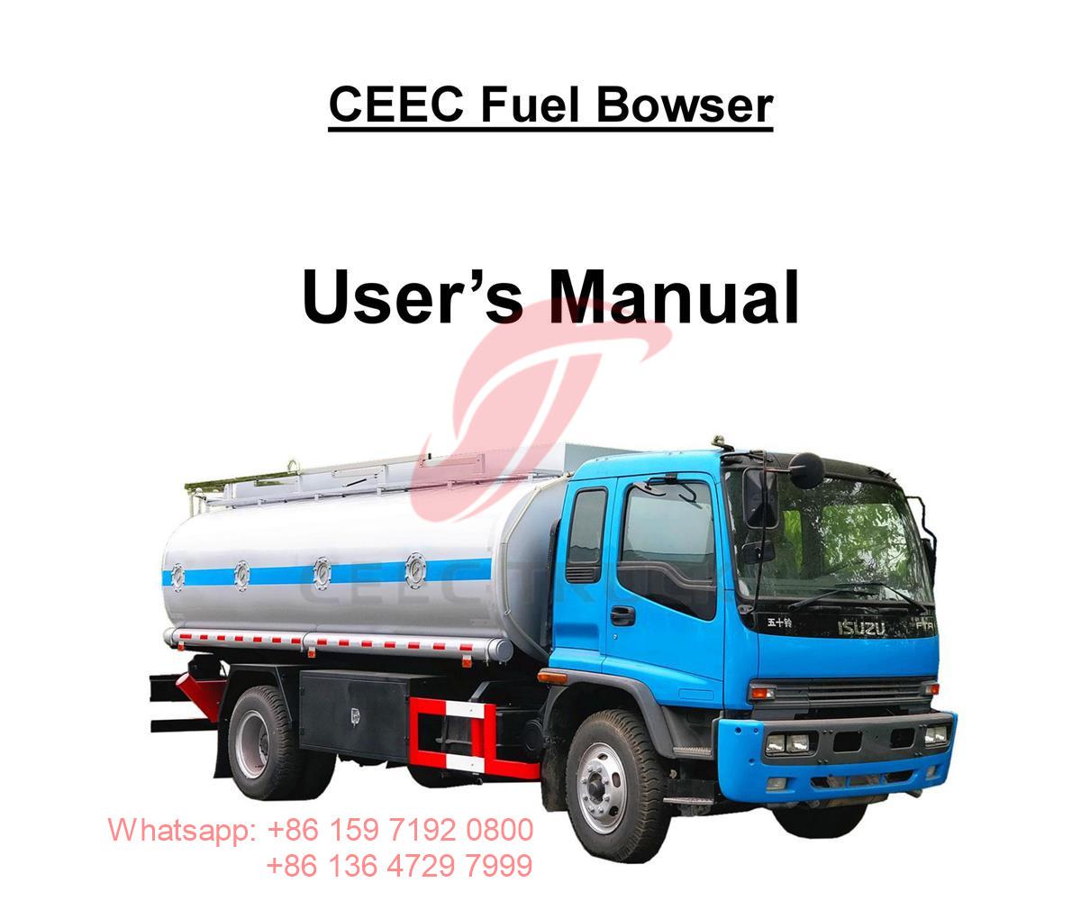 Mianmar - Manual do Bowser de Combustível ISUZU 16000Litros