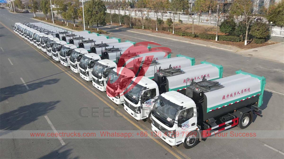 20 unidades de caminhões de coleta de lixo Dongfeng foram entregues na província de Shaanxi