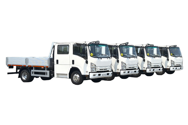 4 unidades Isuzu KV100 caminhão de carga leve cabine dupla
