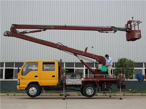 Orientação CEEC - Manual do proprietário do caminhão com plataforma de trabalho aéreo ISUZU 18m