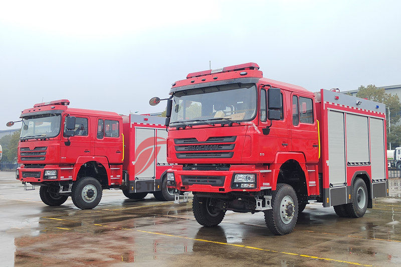 SHACMAN F3000 4x4 Offroad Carro de bombeiros